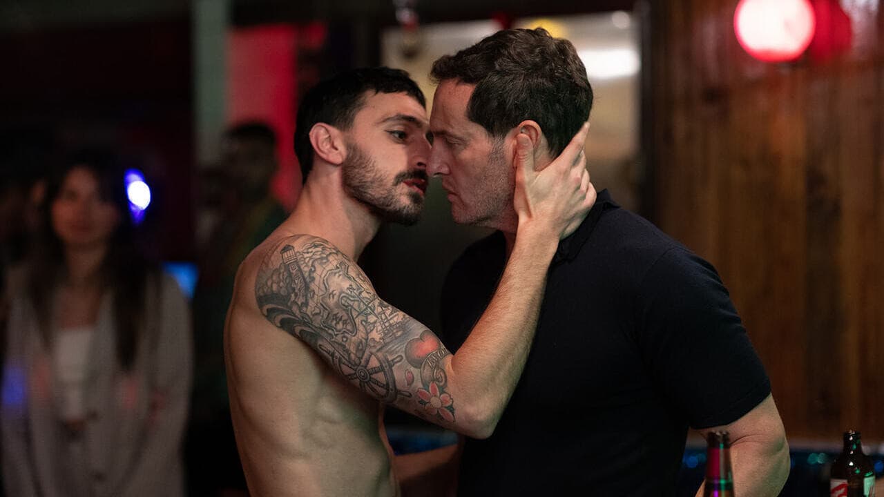 A Man Walks Down the Street