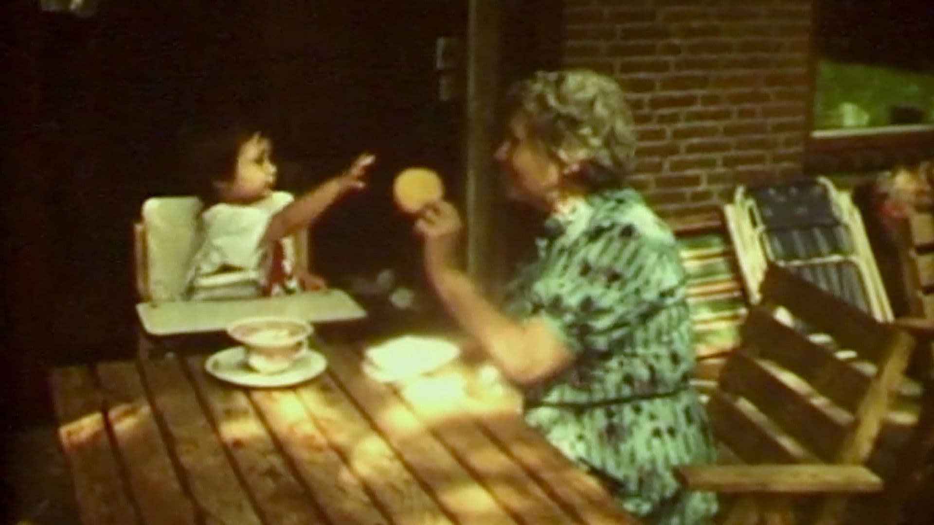 Oma en Chris & de rode auto