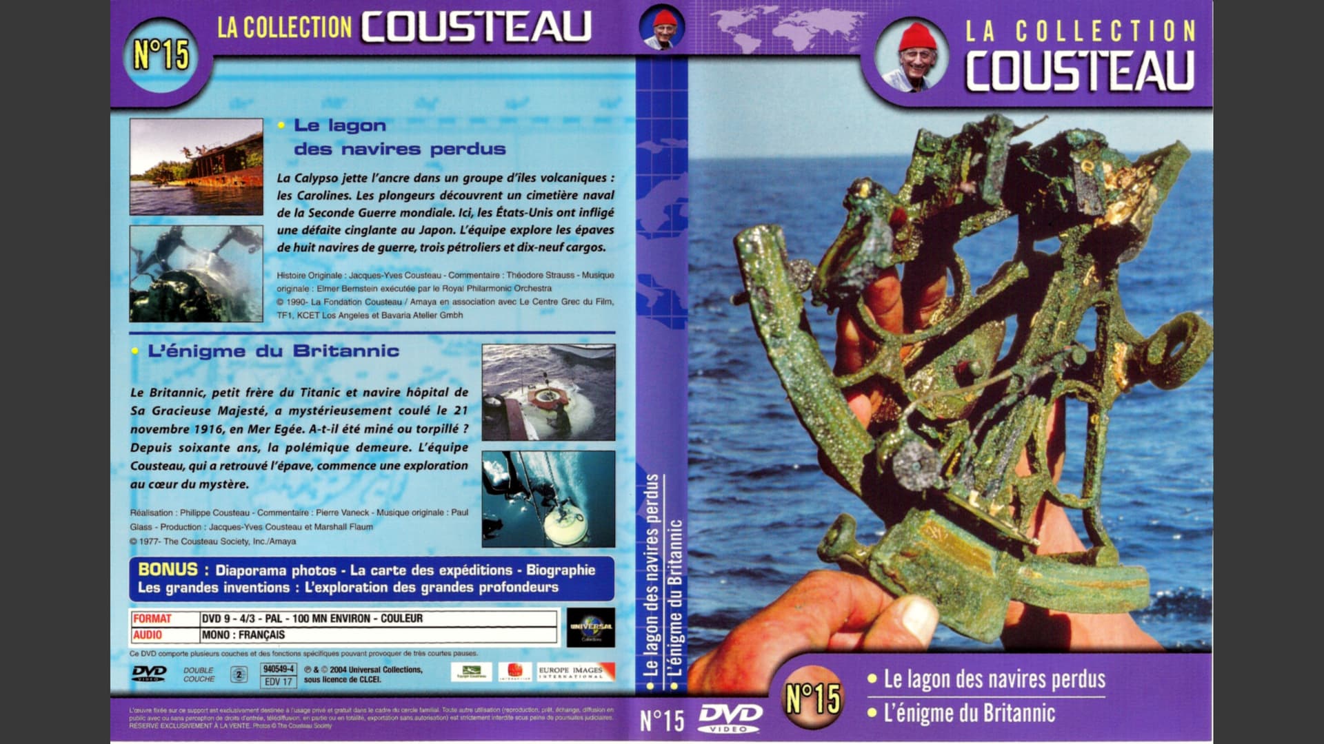 La collection Cousteau N°15 | Le lagon des navires perdus | L'énigme du Britannic