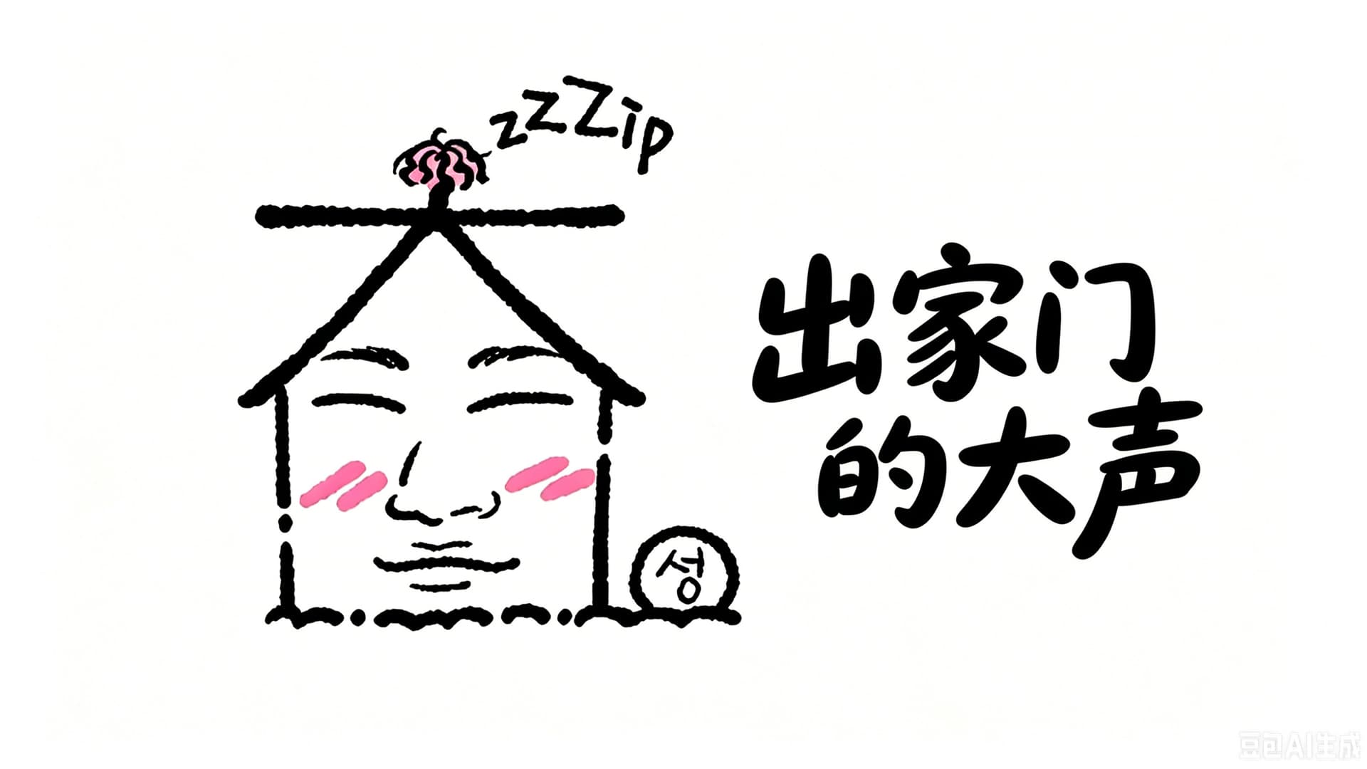 집 밖으로 나온 대성