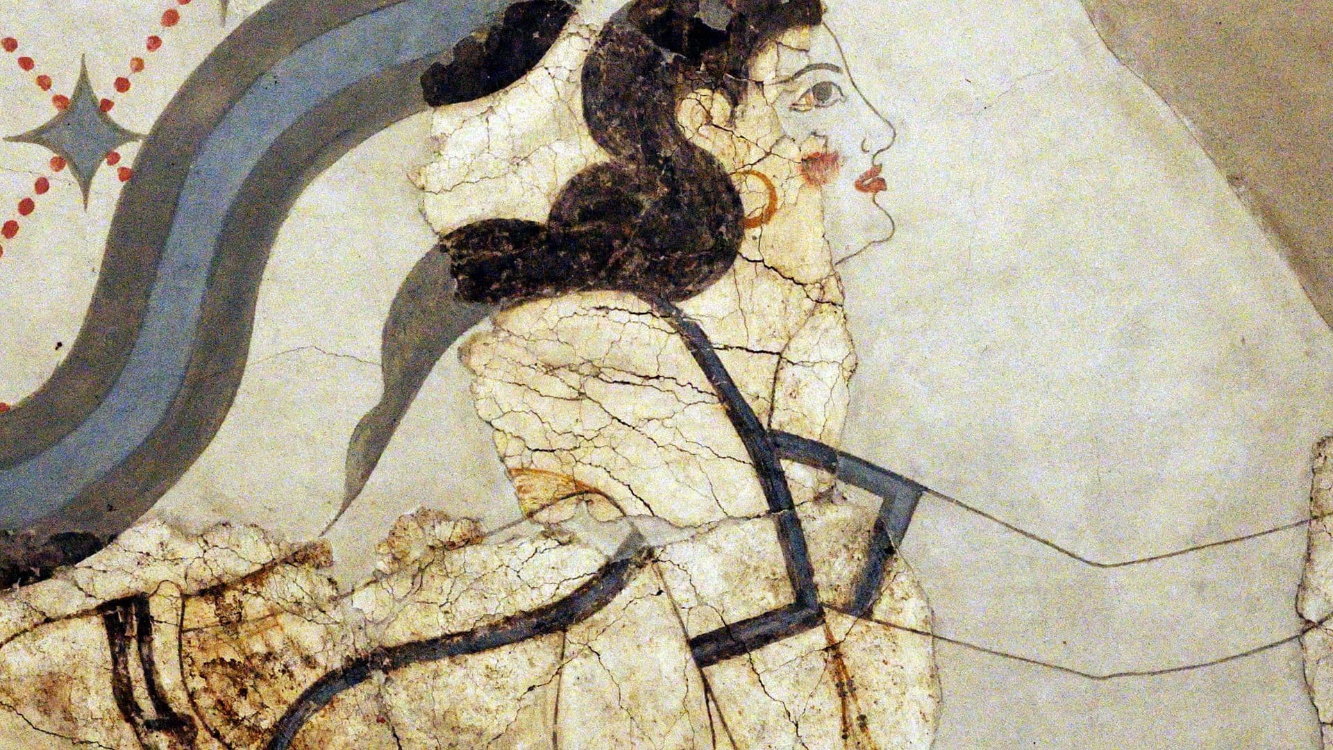 La historia volcánica de Santorini