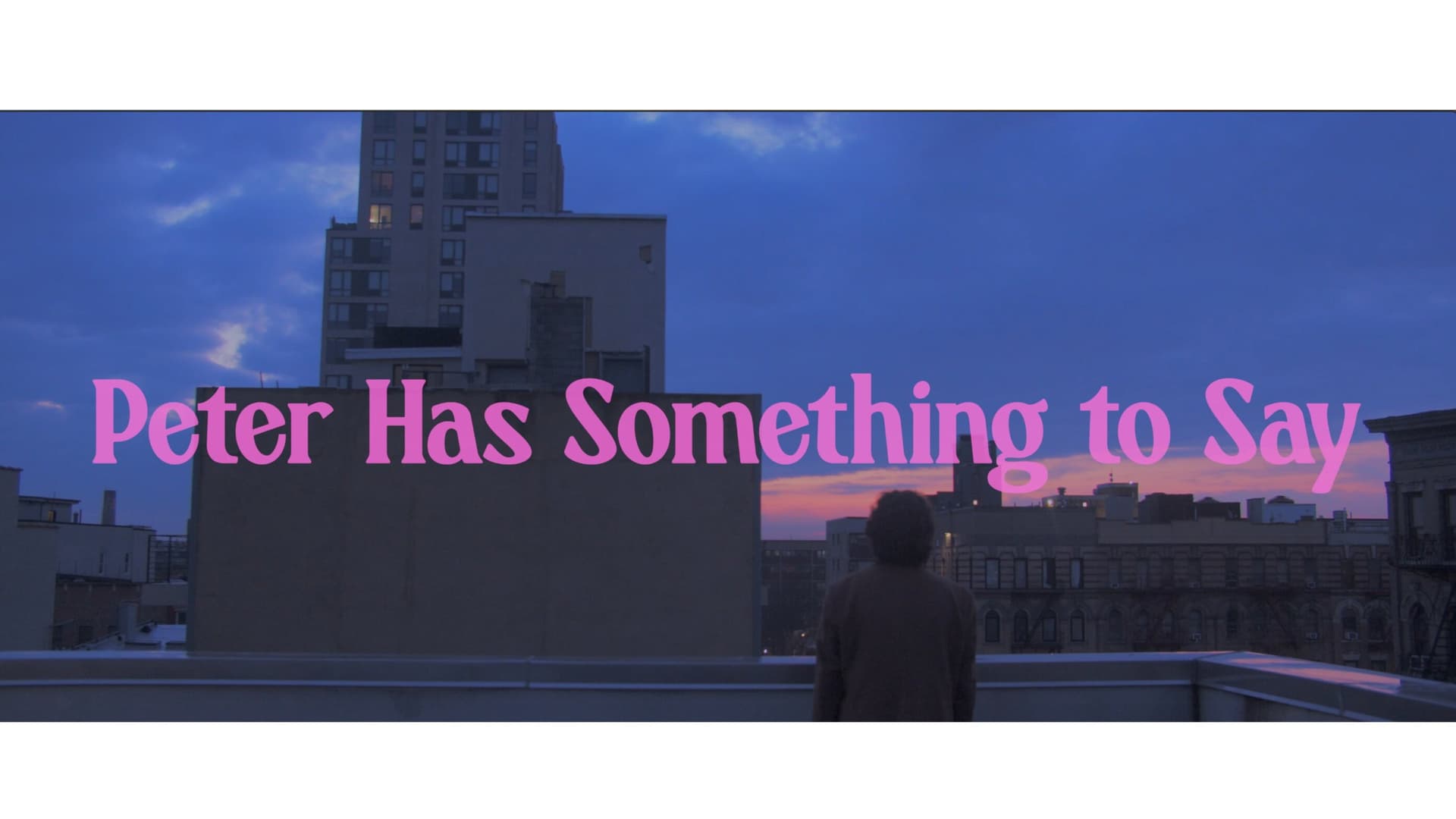 Peter Has Something to Say