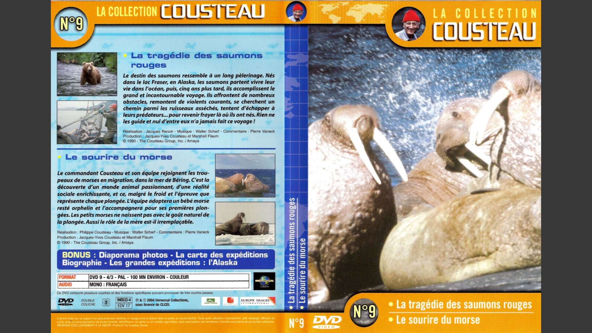 La collection Cousteau N°9 | La tragédie des saumons rouges | Le sourire du Morse