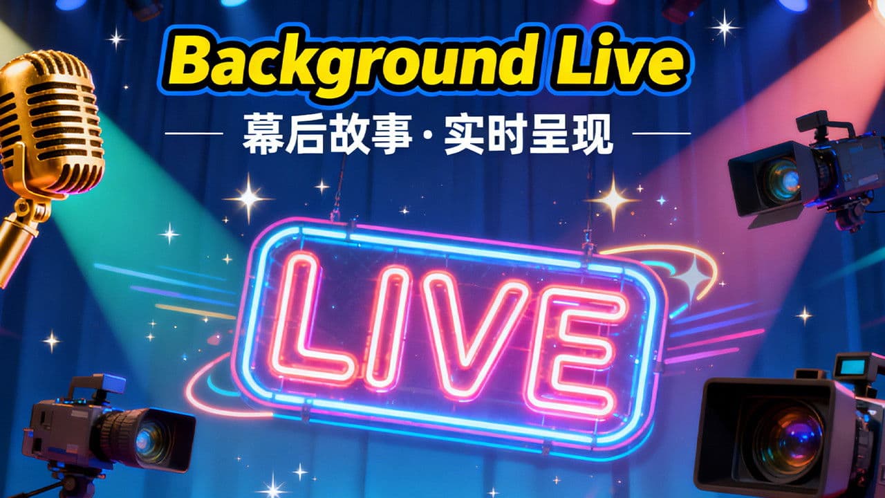 백그라운드 라이브