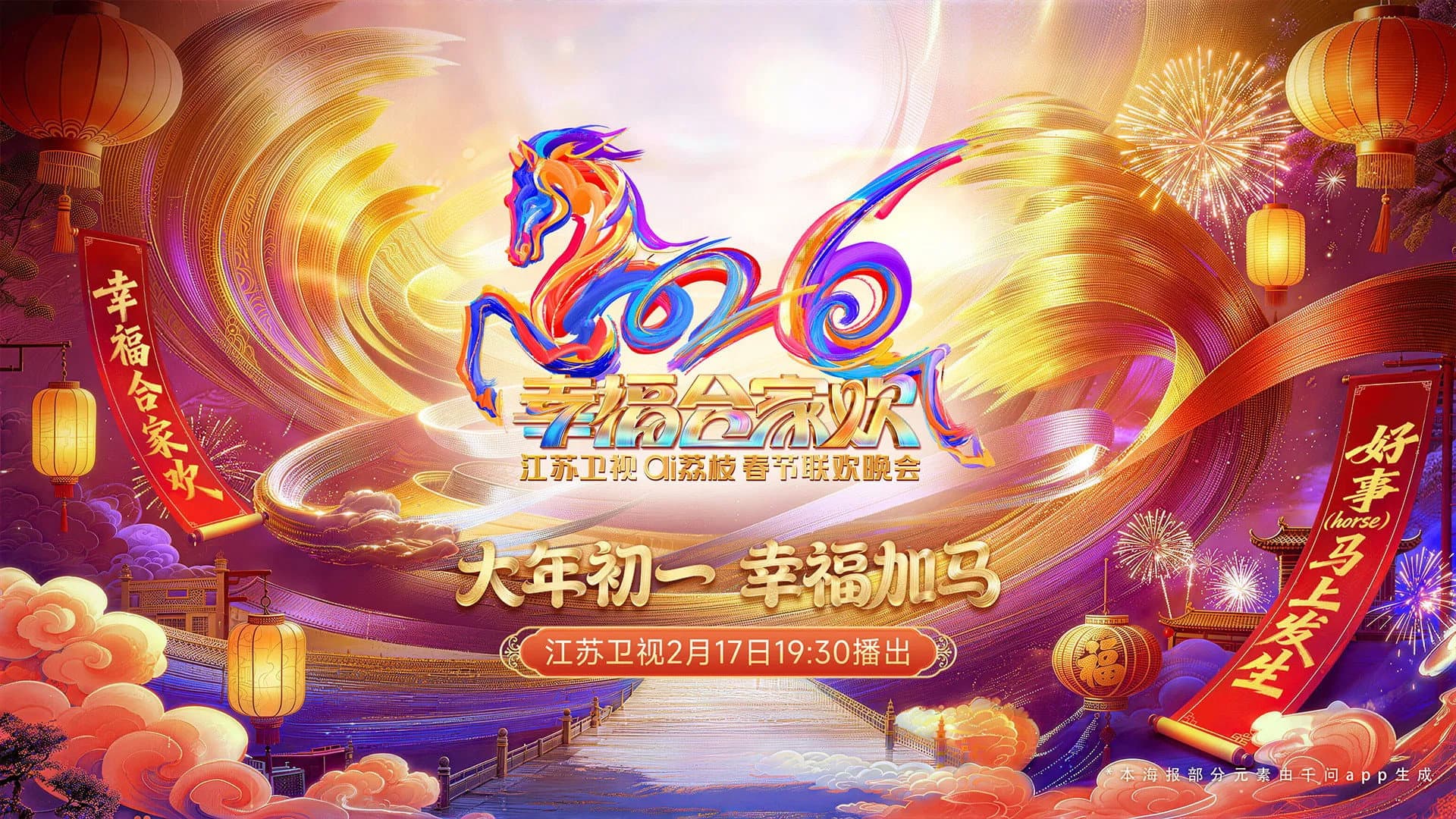 2026江苏卫视春节联欢晚会