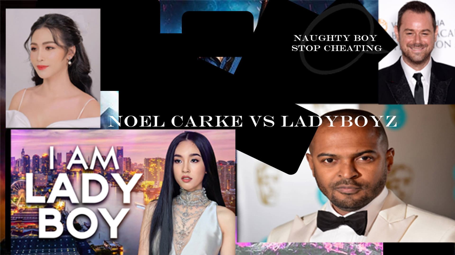 Noel Clarke vs Ladyboys