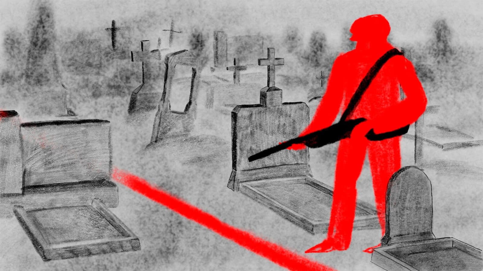 Vsemir - Meja na Mirenskem pokopališču