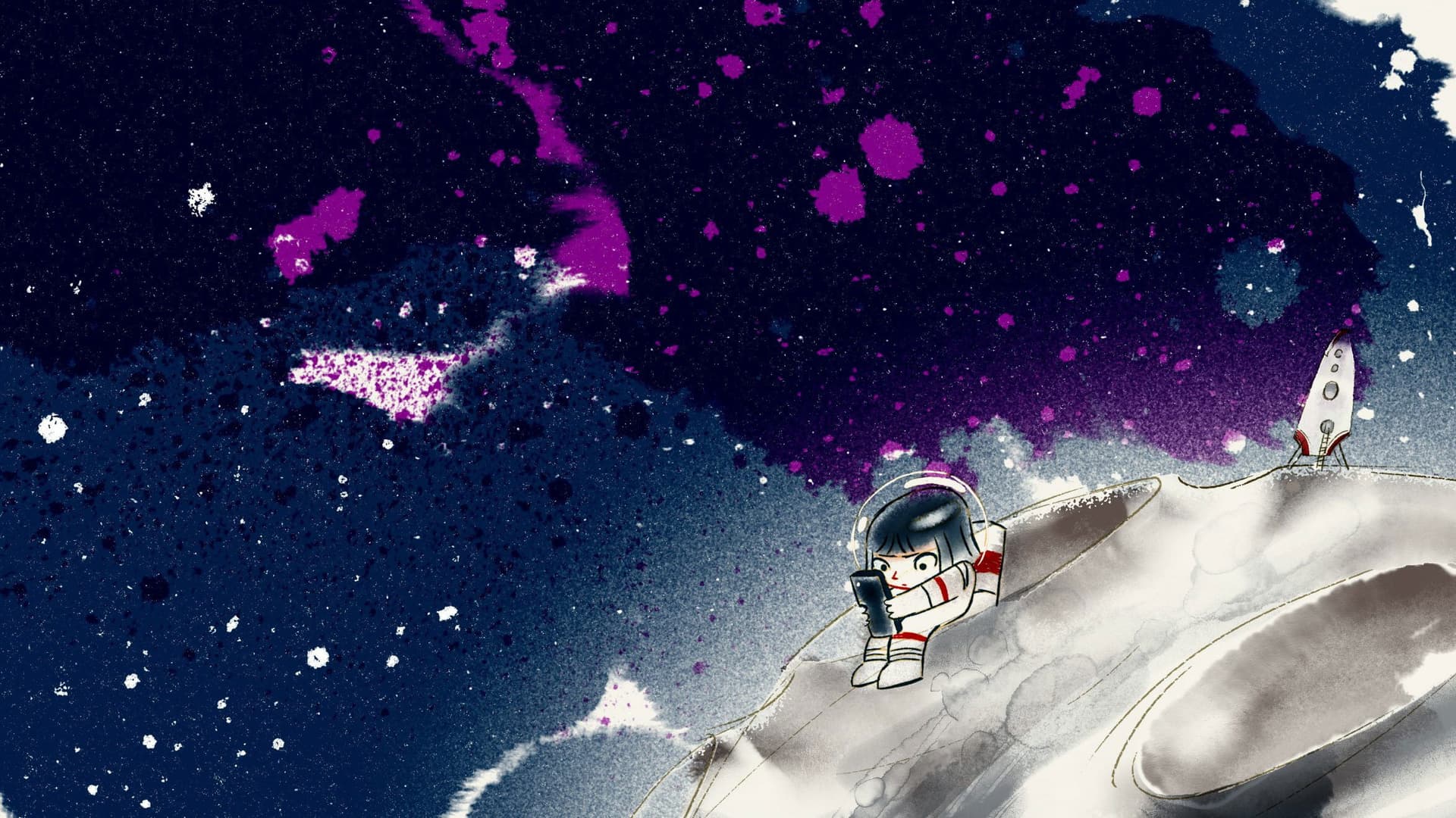 A Menina Com Os Olhos Ocupados