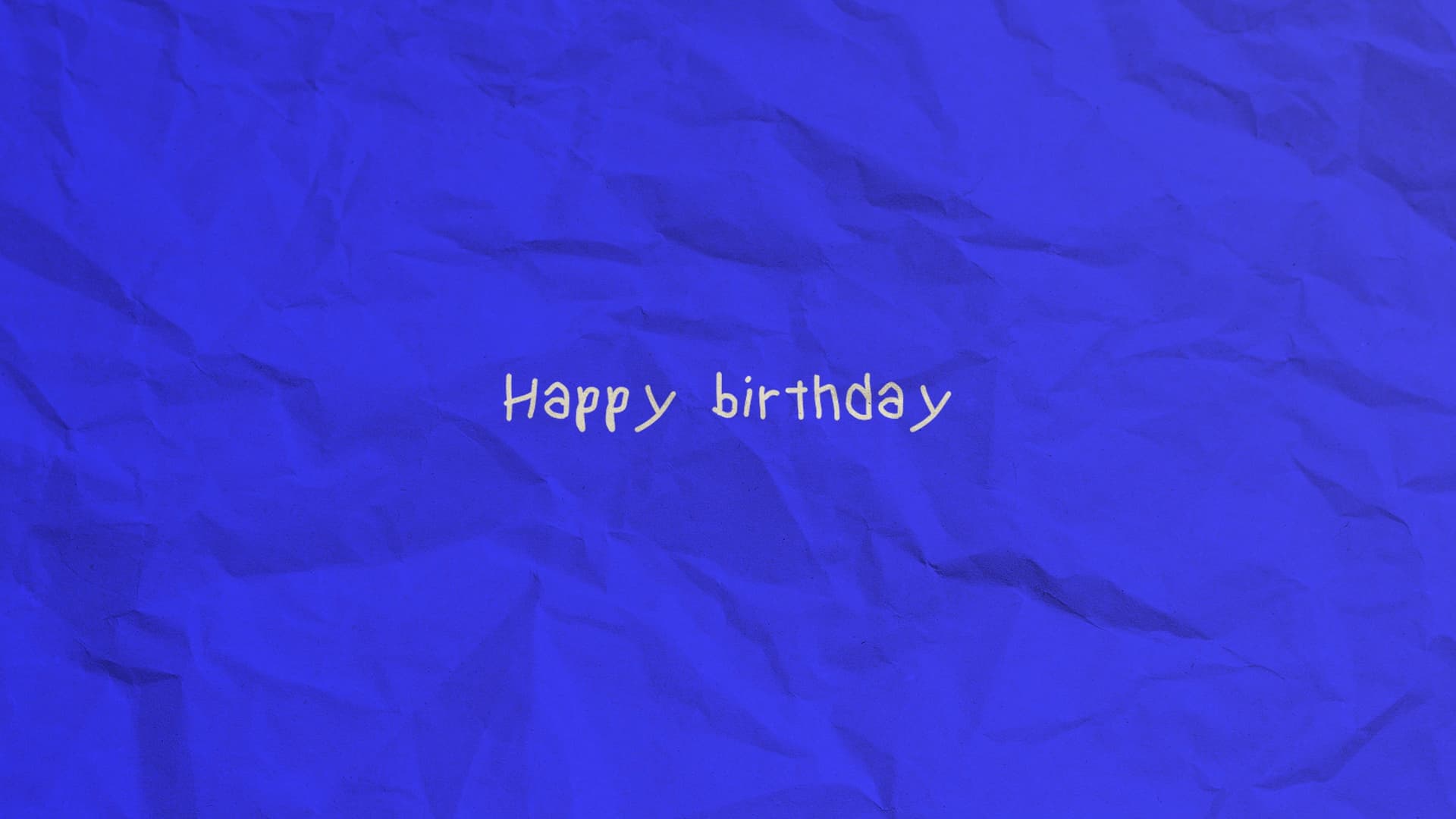 Happy birthday
