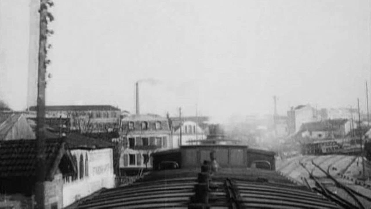 Panorama pris d'un train en marche