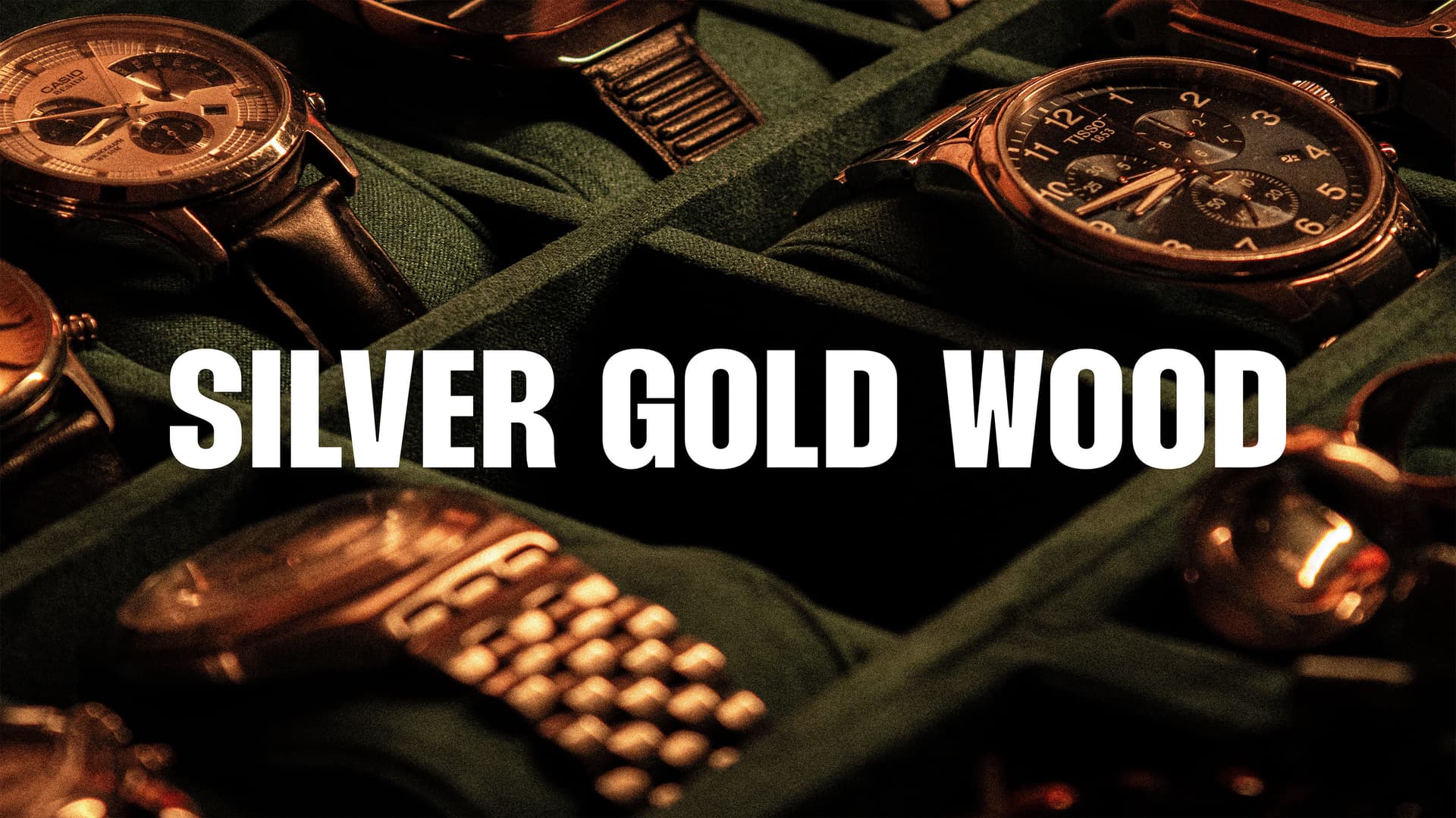 Silver Gold Wood