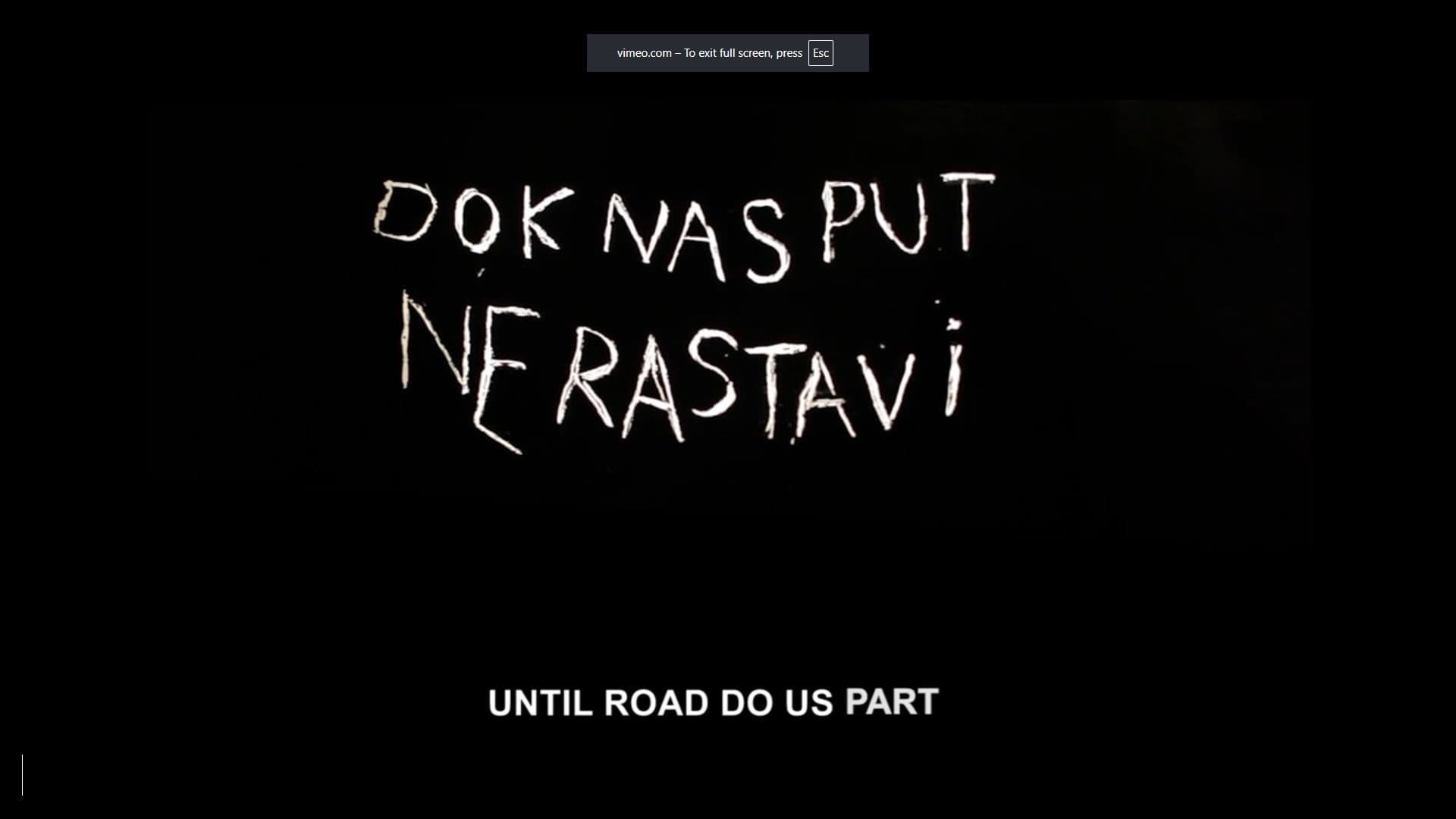 Dok nas put ne rastavi
