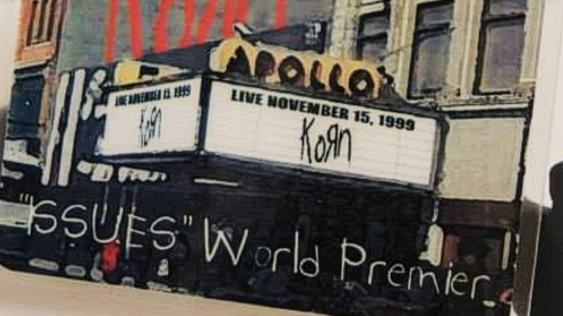KoRn issues: Live at Apollo Theater 1999