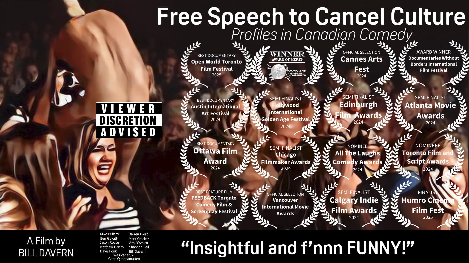 Free Speech to Cancel Culture: Profiles in Canadian Comedy