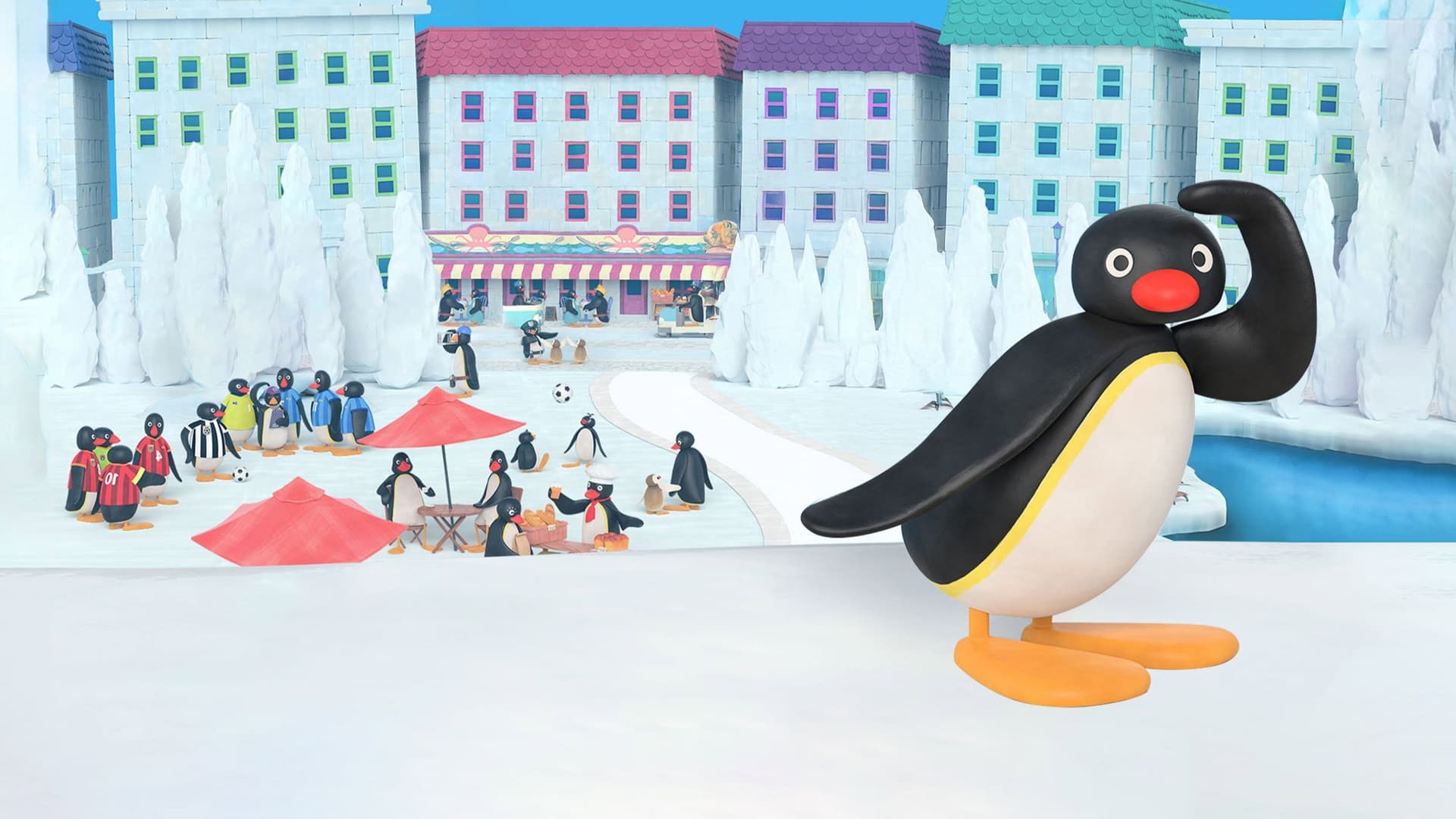 Pingu în oraș