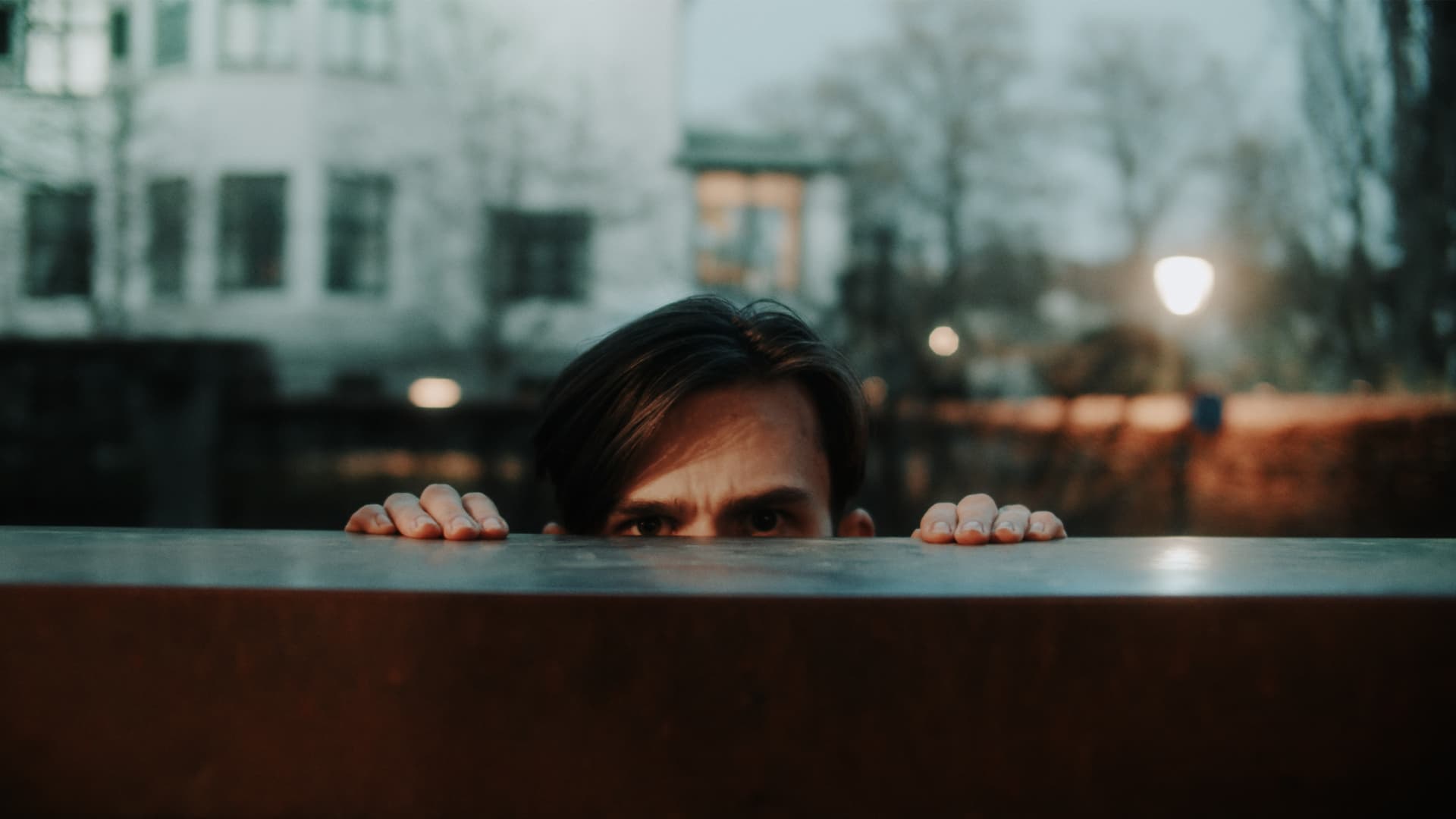 En glassmanet som er redd for havet