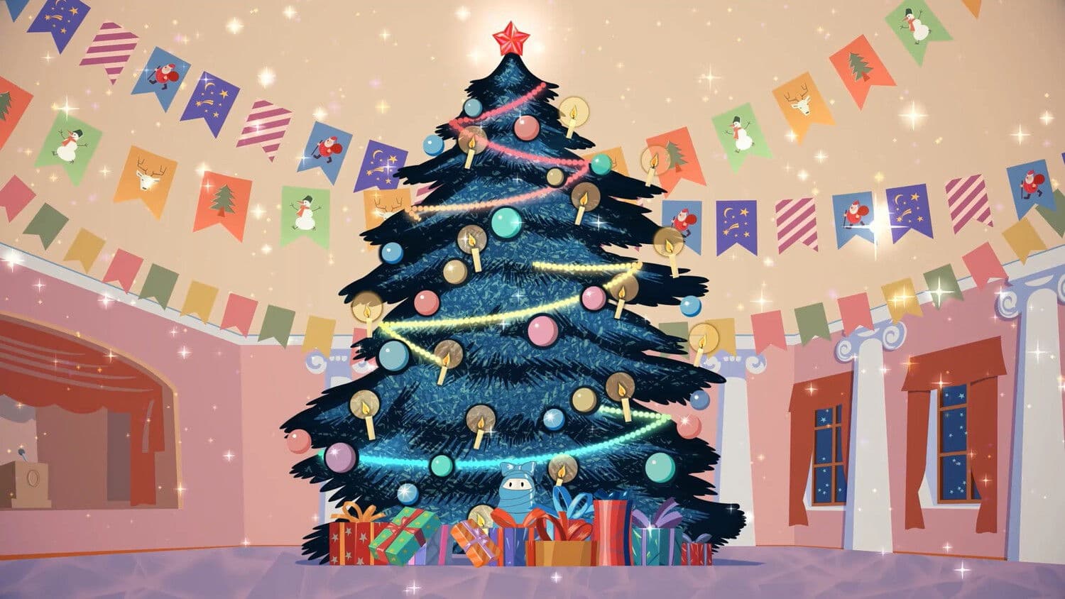 Умка на ёлке