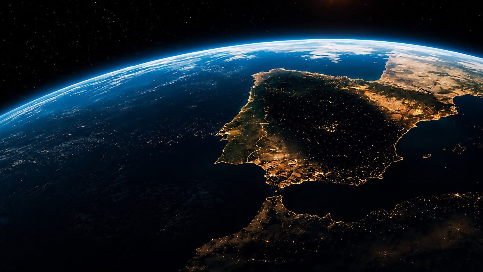 España bajo el eclipse total