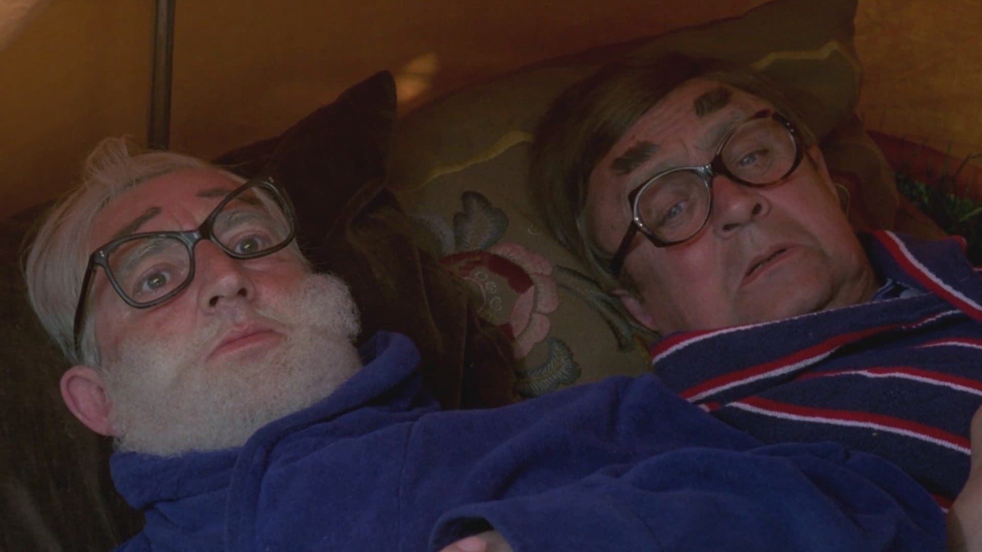 Far til fire i højt humør