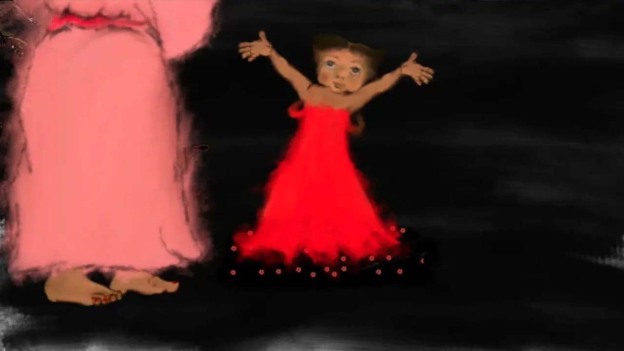 Red Dress. No Straps