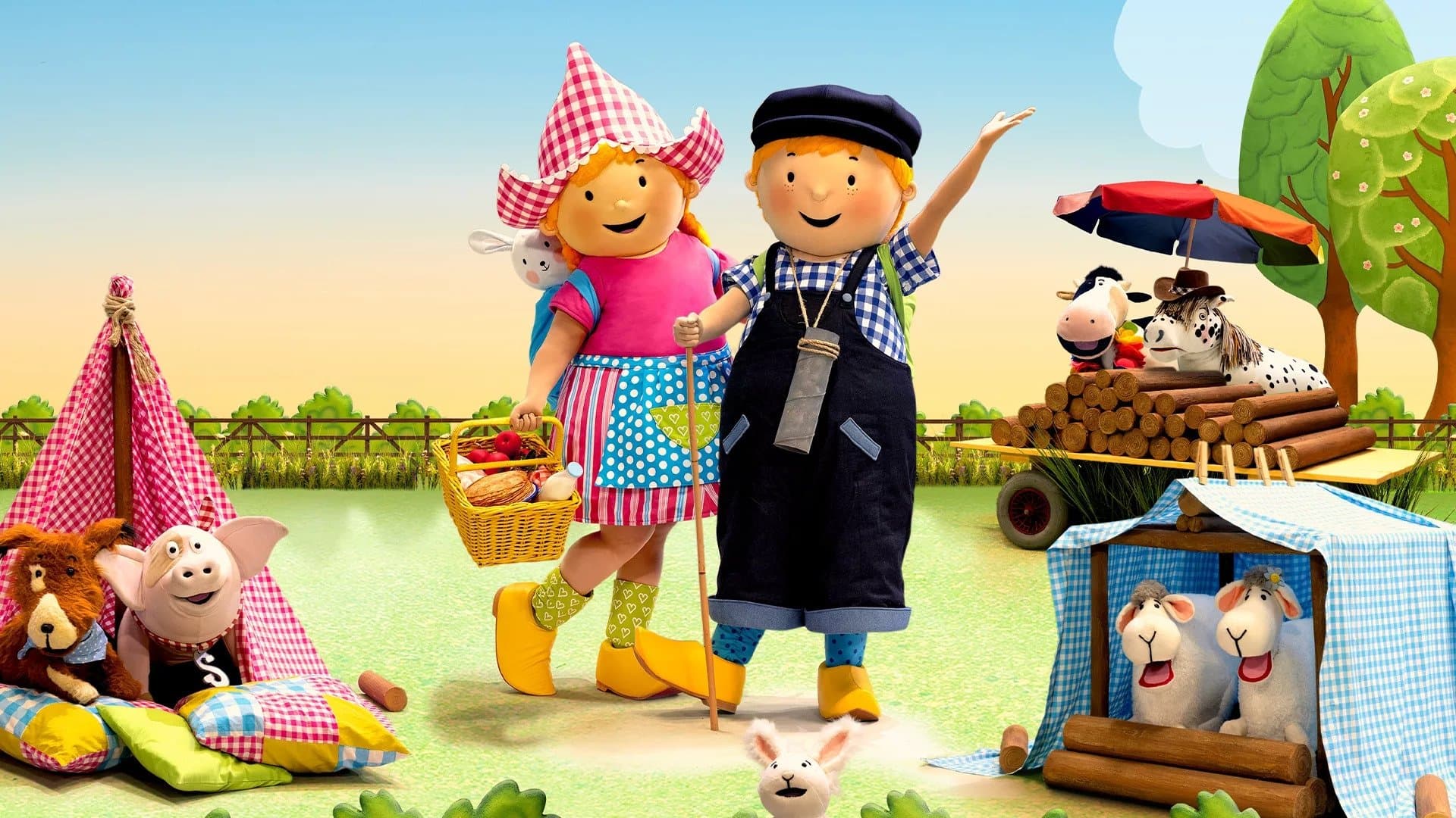 Fien & Teun gaan kamperen