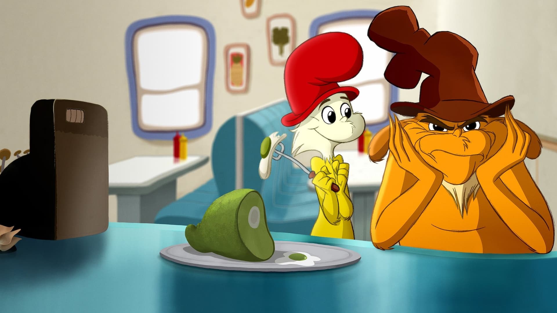 Ouă verzi cu șuncă