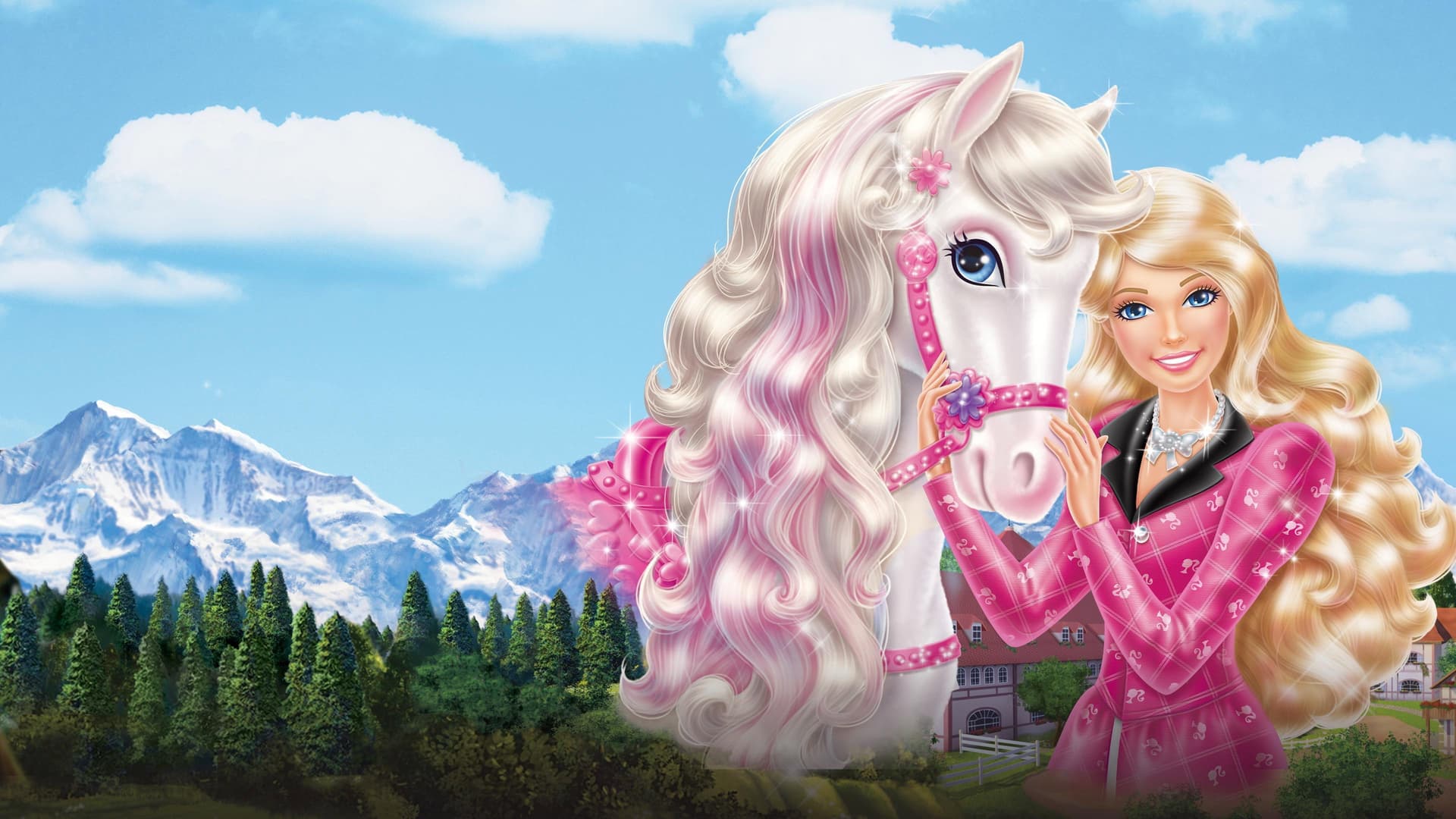 Barbie şi surorile ei într-o poveste cu ponei