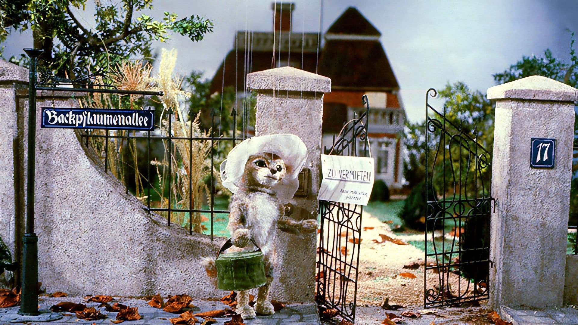 Augsburger Puppenkiste - Katze mit Hut