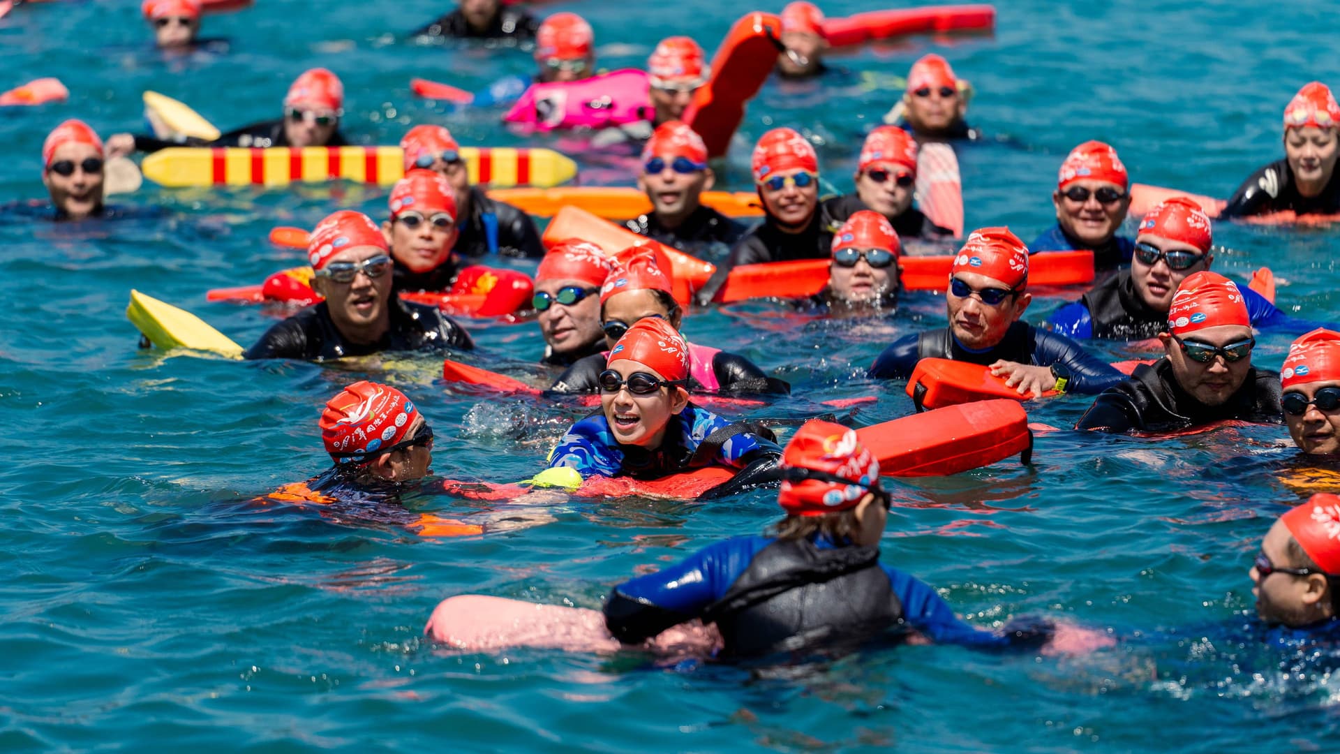 突破：三千米的泳氣