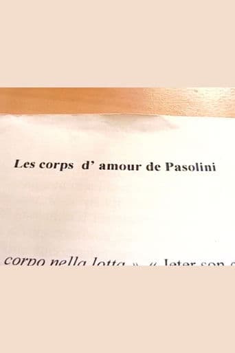 Les corps d'amour de Pasolini