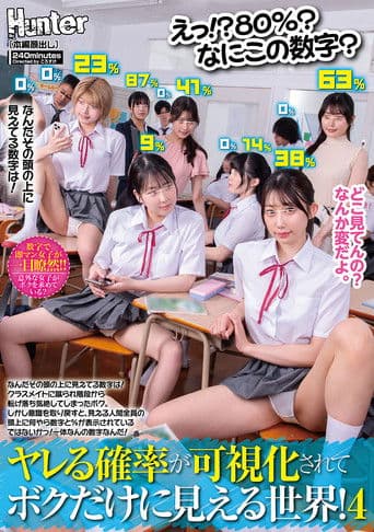 えっ！？80％？なにこの数字？ヤレる確率が可視化されてボクだけに見える世界！4　なんだその頭の上に見えてる数字は！