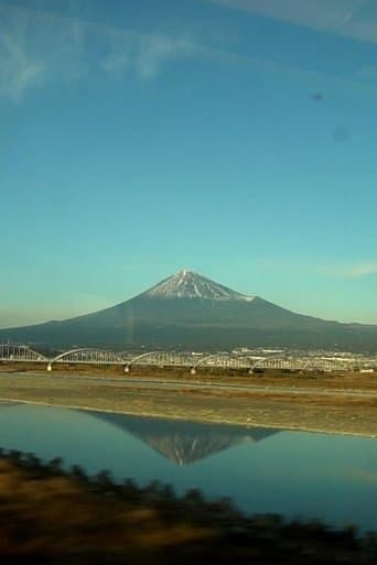 Le Mont Fuji vu d'un train en marche