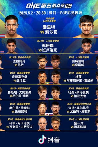 ONE Friday Fights 106: Panrit vs. Suksawat