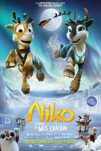 Micuţul ren Niko şi sania lui Moş Crăciun