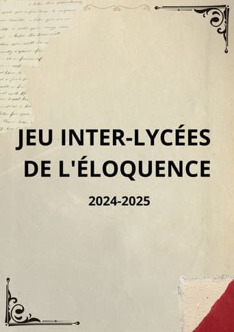 JEU INTER-LYCÉES  DE L'ÉLOQUENCE