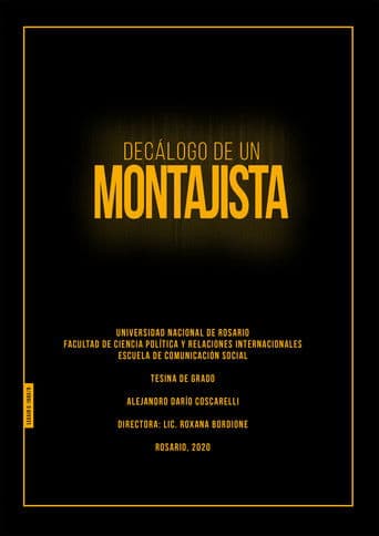 Decálogo de un montajista