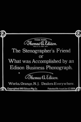 The Stenographer's Friend; Or, What Was Accomplished by an Edison Business Phonograph