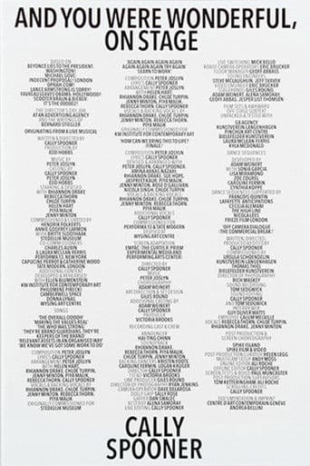 And You Were Wonderful, On Stage