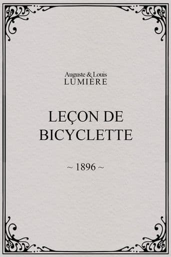 Leçon de bicyclette
