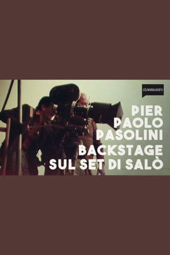 Backstage sul set di Salò