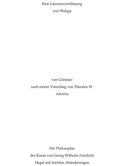 Eine Literaturverfilmung