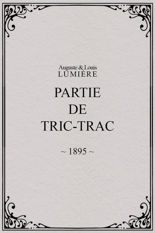Partie de tric-trac
