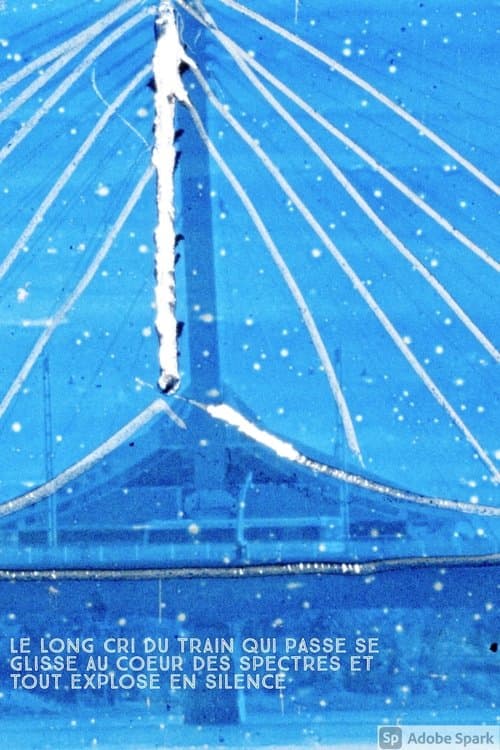 Le long cri du train qui passe se glisse au coeur des spectres et tout explose en silence