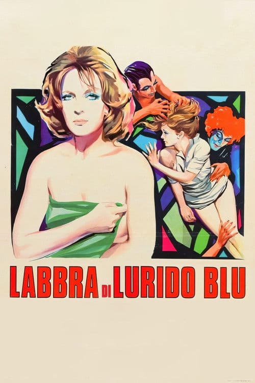 Labbra di lurido blu