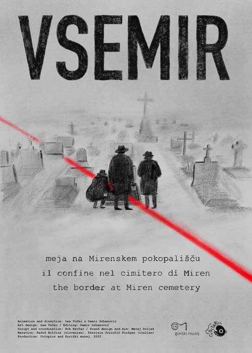 Vsemir - Meja na Mirenskem pokopališču