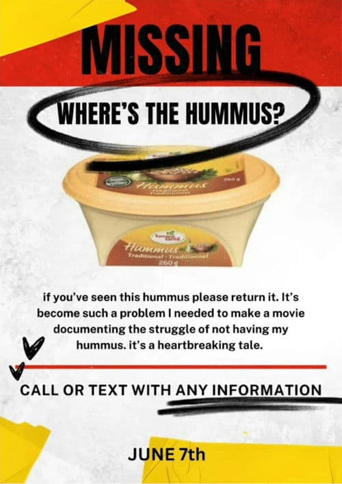 Where's the Hummus?