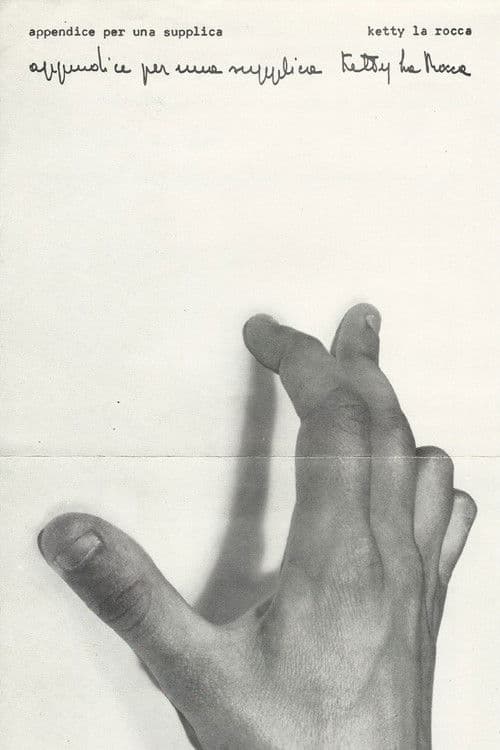 Appendice per una supplica