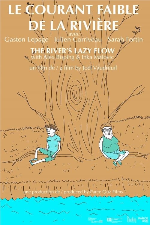 Le courant faible de la rivière
