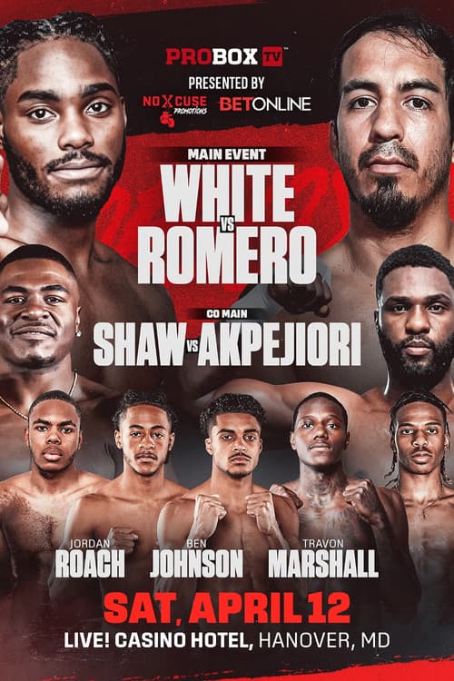 Jordan White vs. Jose Matias Romero