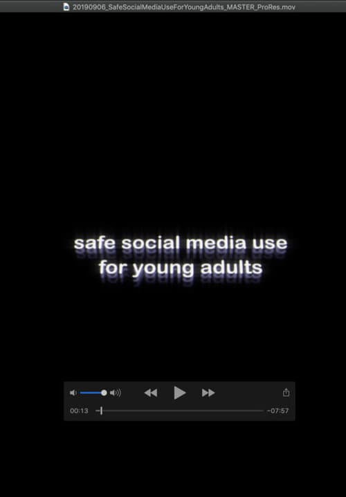 Safe Social Media Use for Young Adults